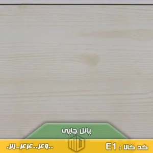 پانل چاپی کد E1