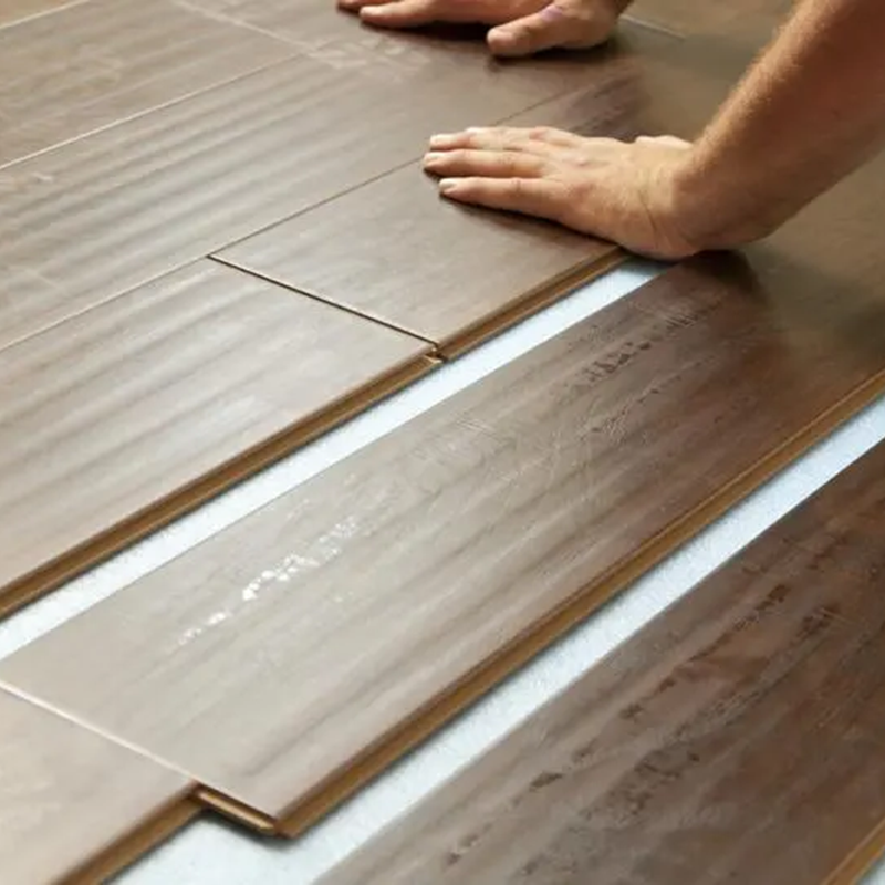 Installation of laminate flooring