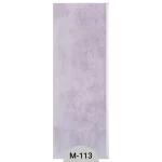 دیوارپوش مدرن PVC مدل M-113 رنگ طوسی ملایم؛ مقاوم در برابر رطوبت و قابل شست&zwnj;وشو