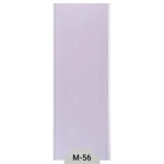 دیوارپوش مدرن PVC مدل M-56 سفید یاسی؛ ضد رطوبت، قابل شست&zwnj;وشو و نصب سریع