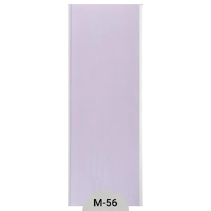 دیوارپوش مدرن PVC مدل M-56 سفید یاسی؛ ضد رطوبت، قابل شست‌وشو و نصب سریع