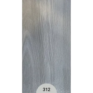 کفپوش پرتردد آلوارس کد 312 PVC پارکتی 15×90 ضخامت 3 میلی‌متر طرح چوب طوسی نقره‌ای مناسب اداری پرتردد