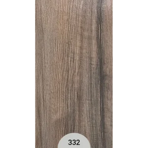 کفپوش پرتردد آلوارس کد 332 PVC پارکتی 15×90 ضخامت 3 میلی‌متر طرح چوب قهوه‌ای دودی مناسب اداری پرتردد