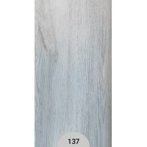 کفپوش مسکونی پرتردد کد 137 تایل PVC طرح چوب سفید طوسی 20×120 ضخامت 2 میلی‌متر مناسب اداری و تجاری