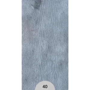 کفپوش مسکونی کم‌تردد کد 40 طرح چوب طوسی آبی تایل 15×90 ضخامت 2 میلی‌متر