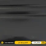 قرنیز پی وی سی (PVC) ۹ سانت مدرن مشکی مات